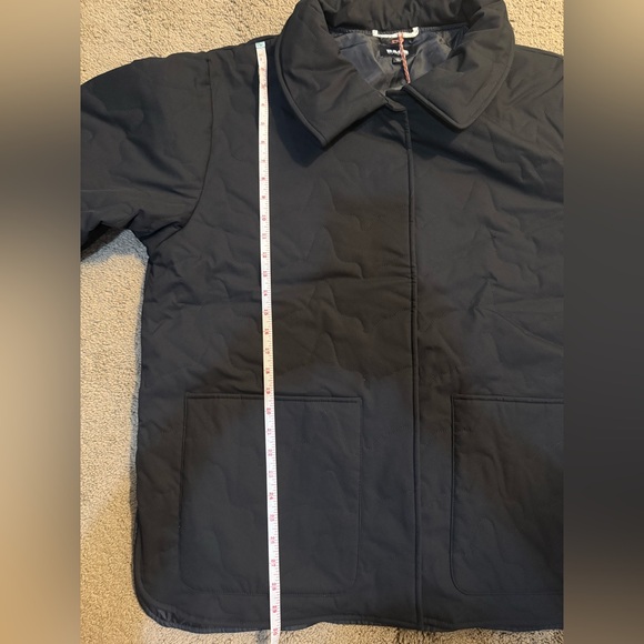 BASS OUTDOOR Women's Quilted Jacket Black Polyester, XL - Picture 11 of 12